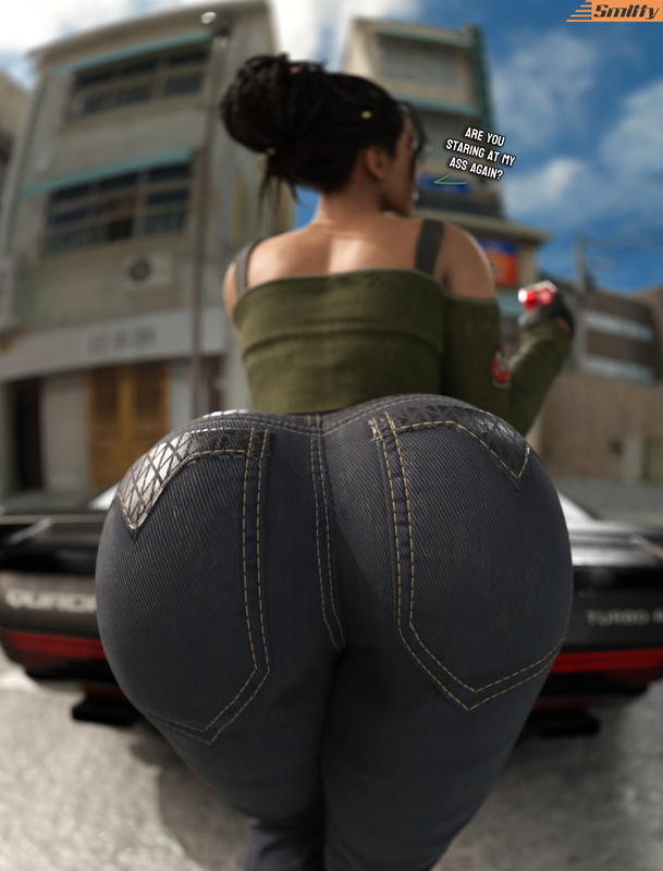 Butt shot