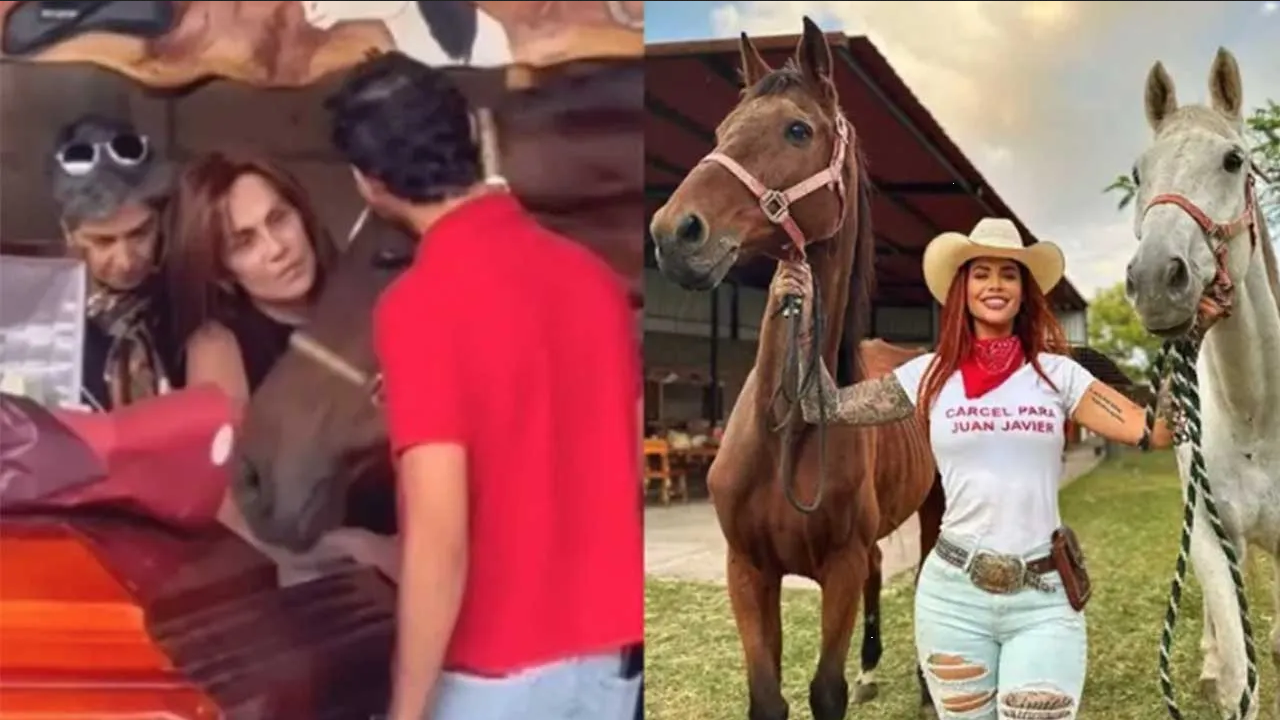 Caballos salvados por Elena Larrea la despiden en su funeral: conmovedor momento