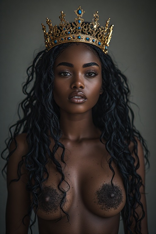 Naked-ebony-Queen-crown-stands-(23)