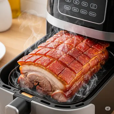 Siu Yuk aus der Heißluftfritteuse