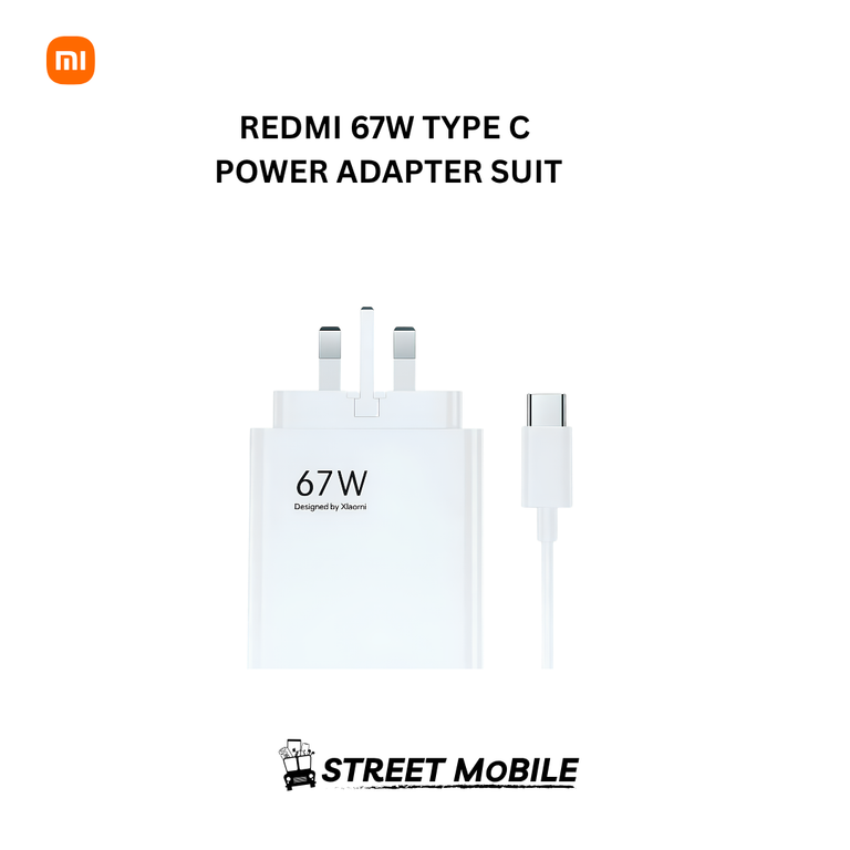 REDMI MDY-12-ES 67W TYPE C POWER ADAPTER SUIT