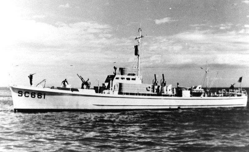 Mismo tipo de cazador construido en los Estados Unidos