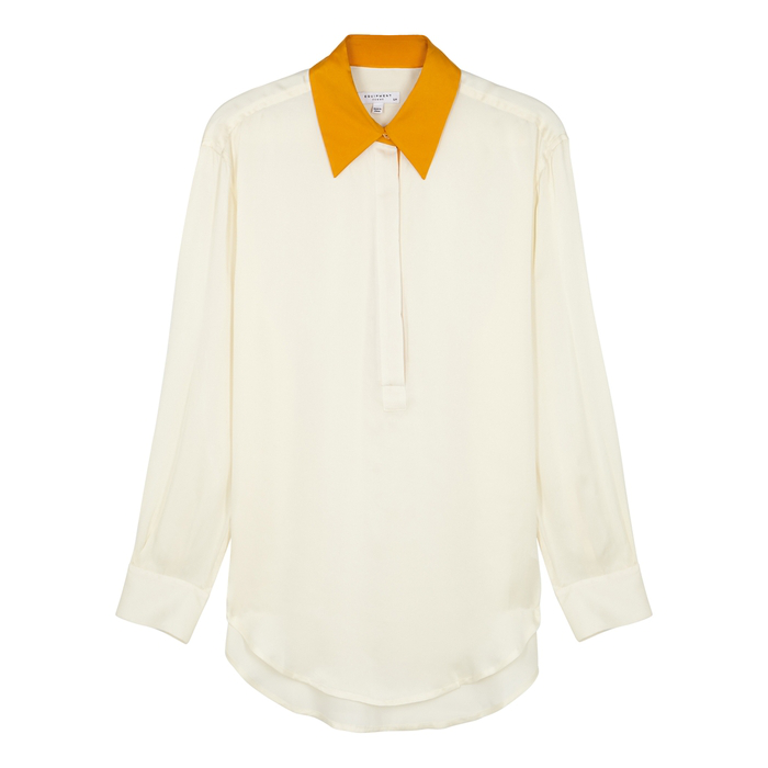 Equipment Margery washed silk shirt