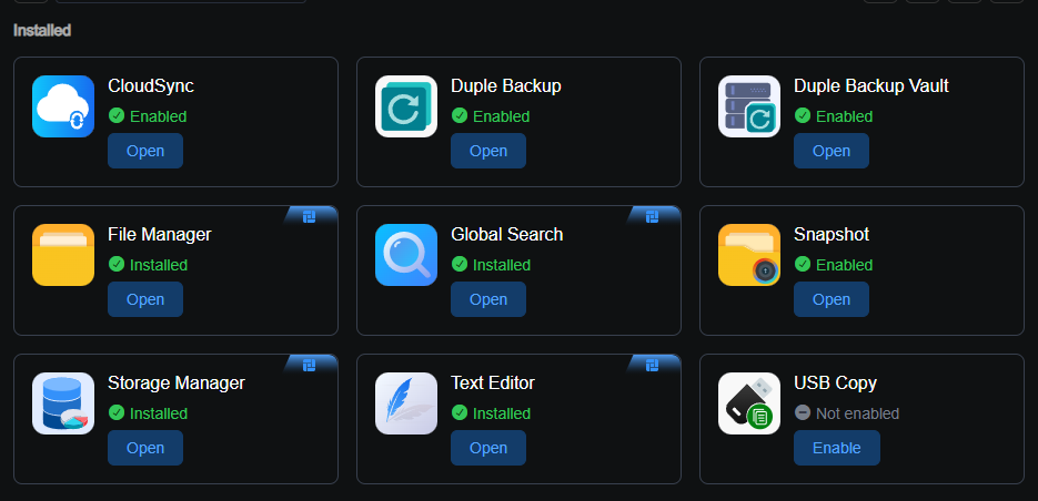 app status