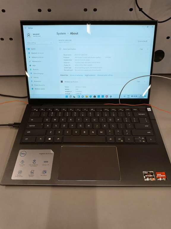 Walmart Laptop Dell Inspiron 7000 i7415-A906BLU-PUS 2-in-1 14 con pantalla táctil 8GB RAM 256 SSD AMD Ryzen 5
