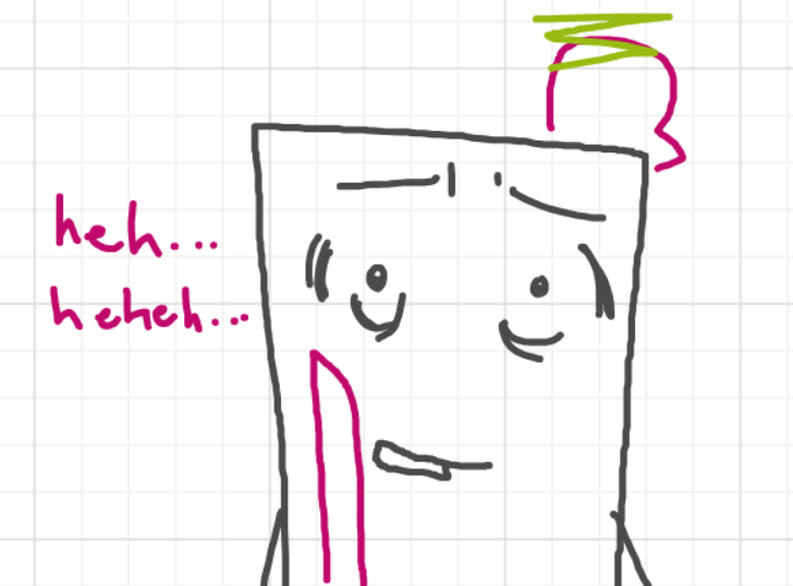 A panel from You're In Danger, Boy, episode seven of the Board Boards object show by Furretwalk/WalkingFurret.