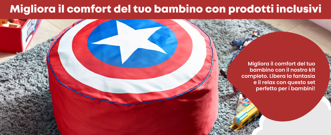 Pouf Capitan America