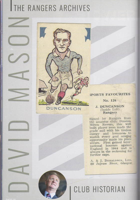 Jimmy Duncanson 1 Rangers v Celtic 2 May 2021