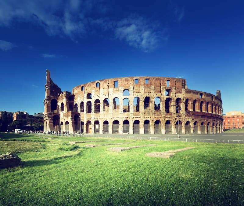 Colosseum at sunset