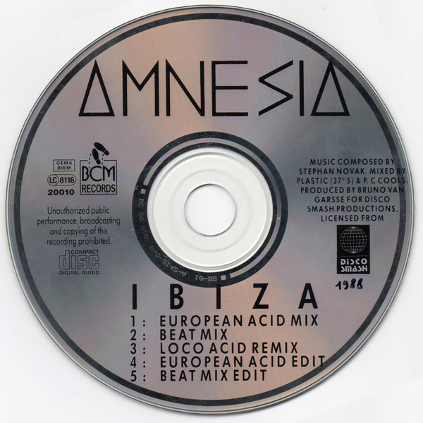 03/04/2023 - Amnesia – Ibiza (CD, Maxi-Single)(BCM Records – BCM 20010)  1988 R-8818805-1533298545-7754
