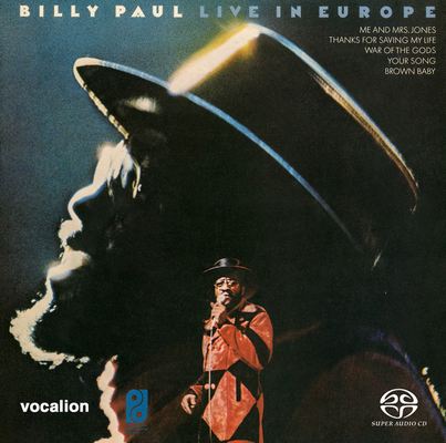 Billy Paul - Live In Europe (1974) [2018, Remastered, Hi-Res SACD Rip]