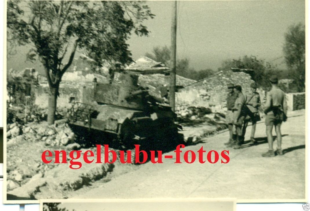 Gebirgsjäger-Rgt. - ENGLISCHER PANZER - KRETA  G