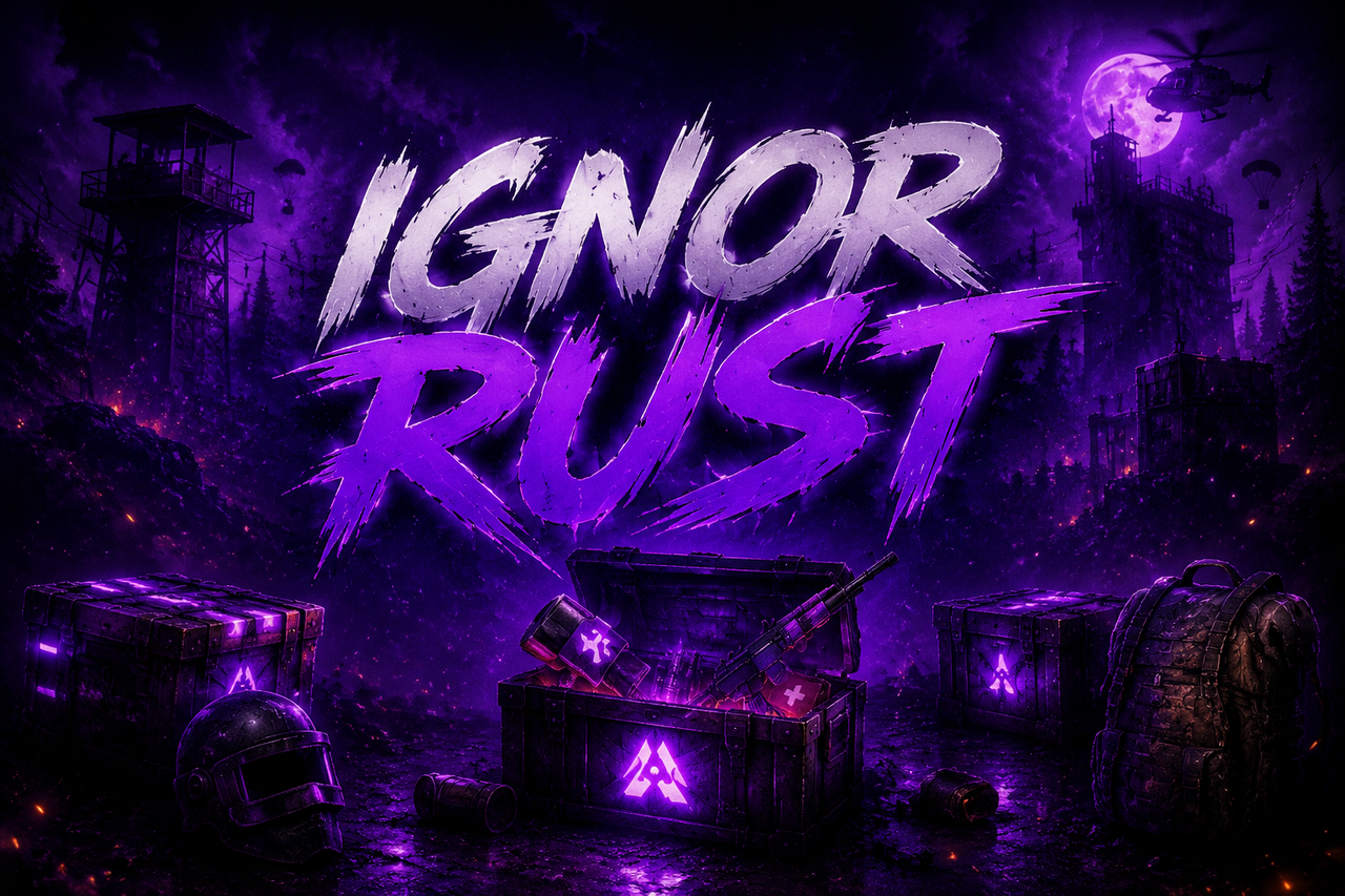 Ignor Rust X100000000000000000000000000 | PVP | FUN | FREE VIP