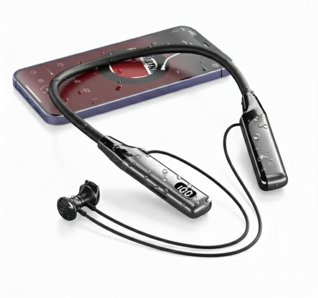 Recrsi RE-NY052 Wireless Neckband Earphone