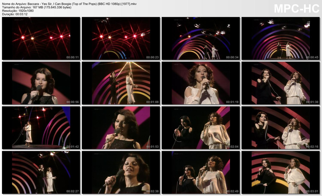 Baccara - Yes Sir, I Can Boogie (Top of The Pops) (BBC HD 1080p) [25.12.1977]