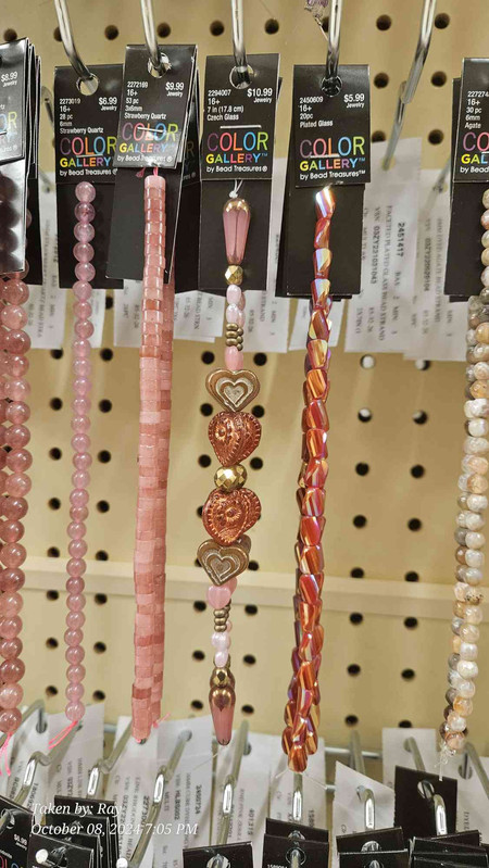 Real life photo of the bead strand