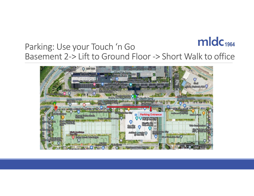 Parking Guide at MLDC HQ — Postimages