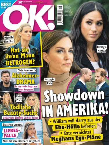 Cover: Ok! Frauenzeitschrift No 50 vom 07  Dezember 2022