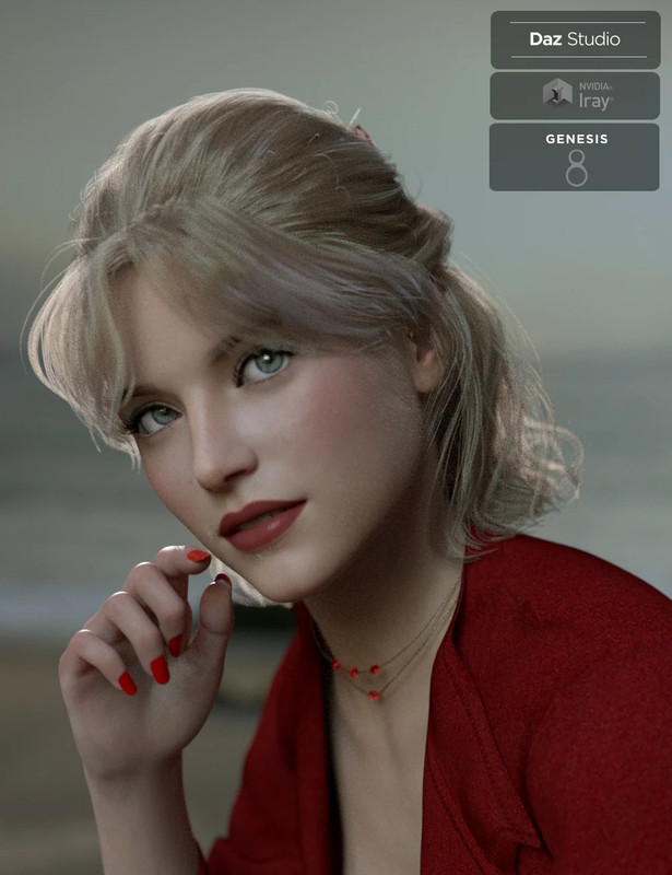 Isabel Casual Hair for Genesis 8 Females Isabel Casual Hair for Genesis 8 Females