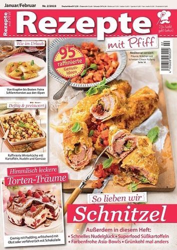 Cover: Rezepte mit Pfiff Magazin Januar-Februar No 02 2023