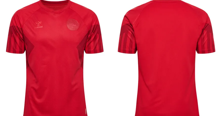 camiseta titular dinamarca