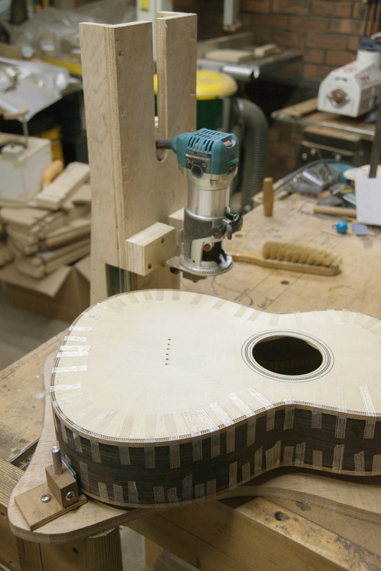 Elmer Guitar Binding Router Jig Acoustic Soundboard