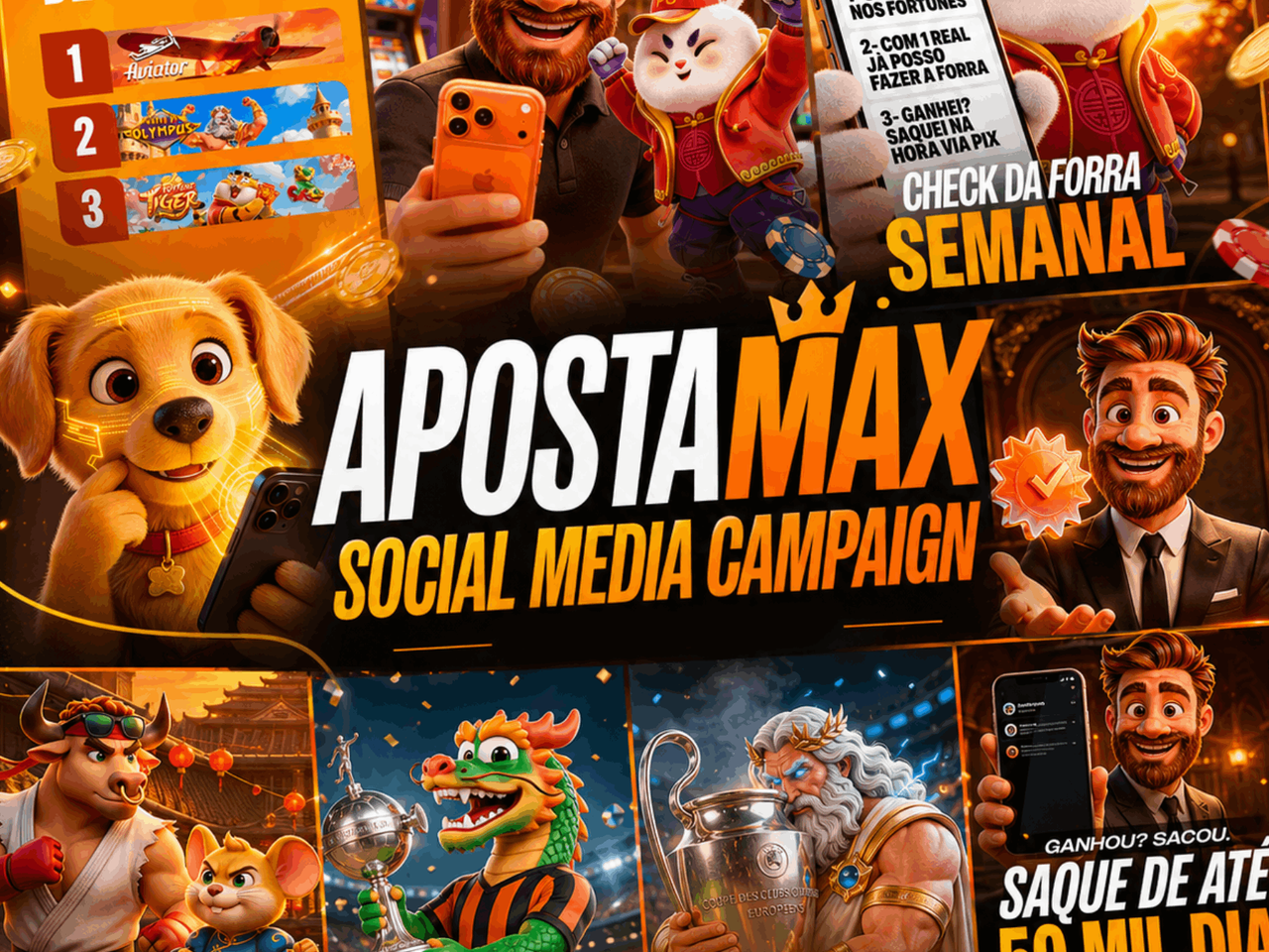 Capa Apostamax - Criativos