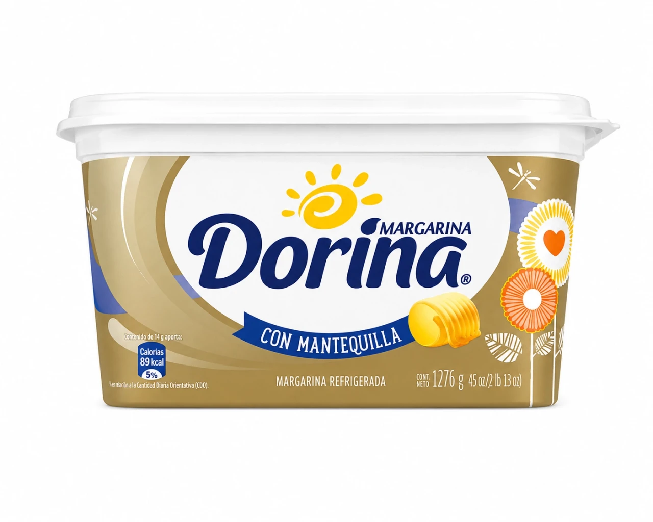 Dorina Margarina C/Mantequilla 45 Oz