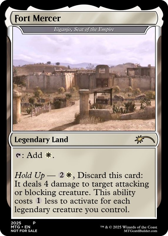 Eiganjo, Seat of the Empire (Fort Mercer)