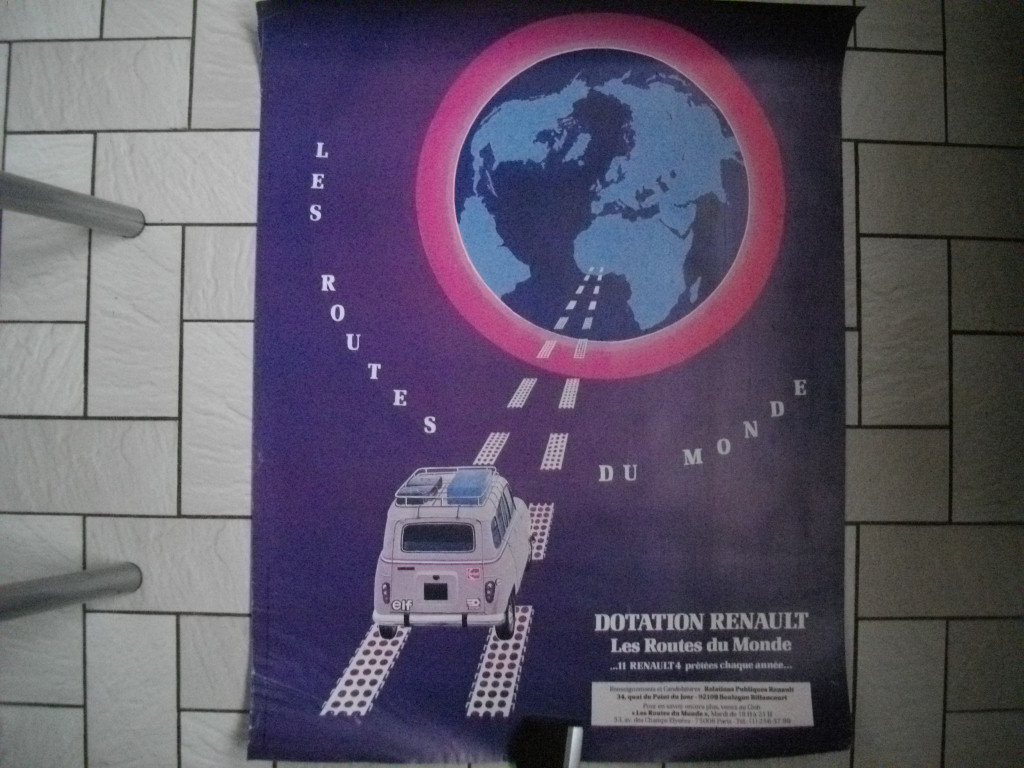 ROUTES DU MONDE 83 AFFICHE 60X80