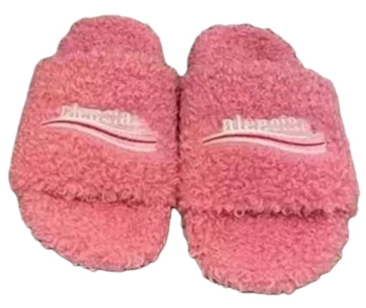 Balenciaga Fur Slides