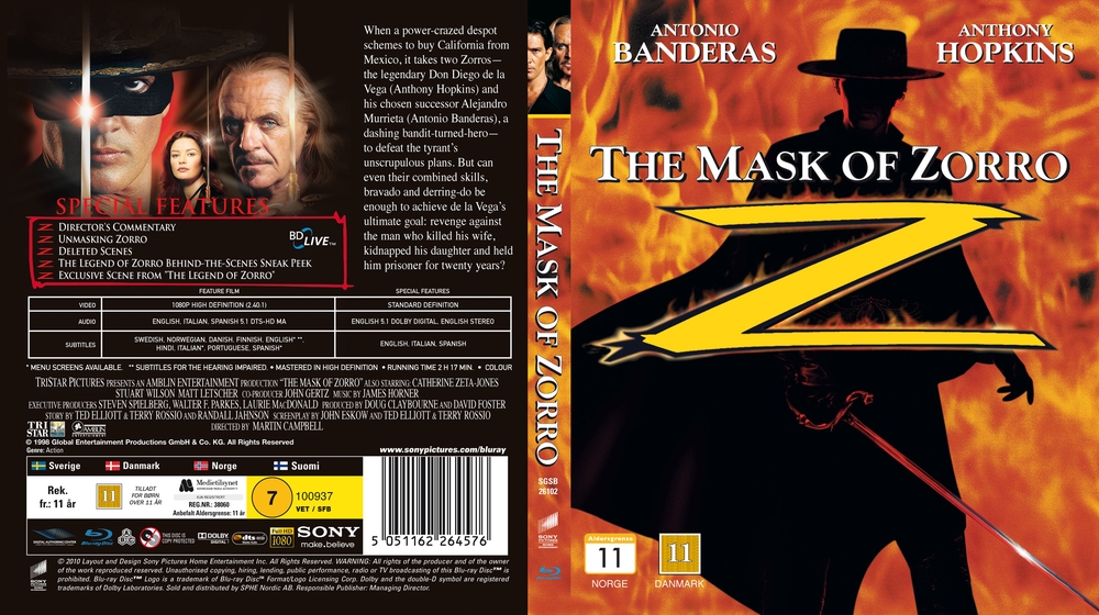 Re: Zorro: Tajemná tvář / Mask of Zorro, The (1998)