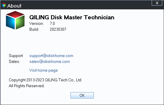 QILING Disk Master Professional / Server / Technician v7.0 2023-03-08-134047