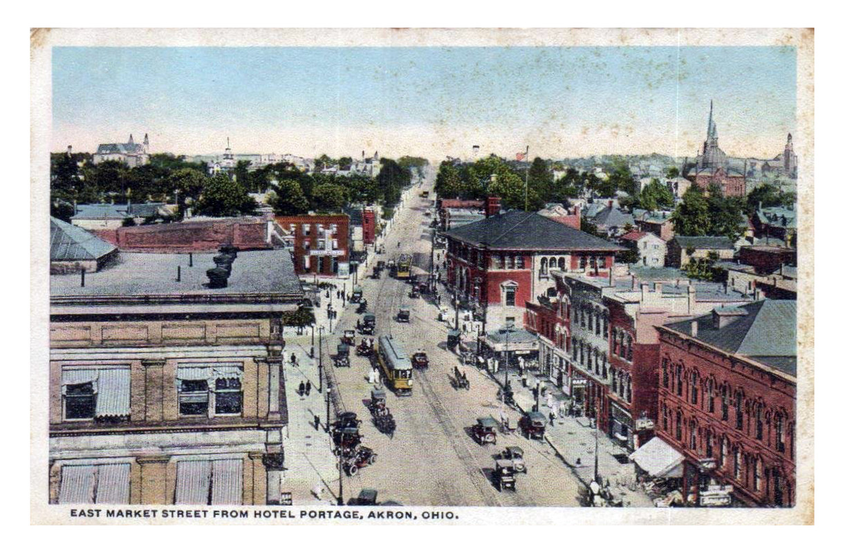 Akron Ohio (USA) East Market Street