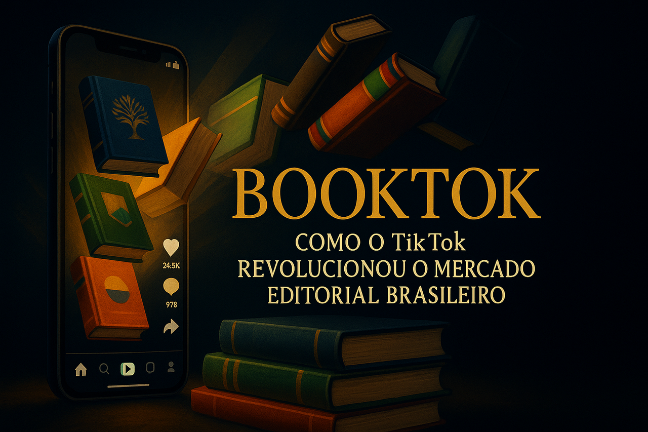 Capa do artigo BookTok: Como o TikTok Revolucionou o Mercado Editorial Brasileiro - Literafan