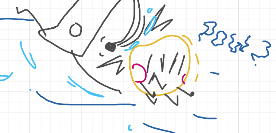 A panel from The Prime Number Few, episode eight of the Board Boards object show by Furretwalk/WalkingFurret.