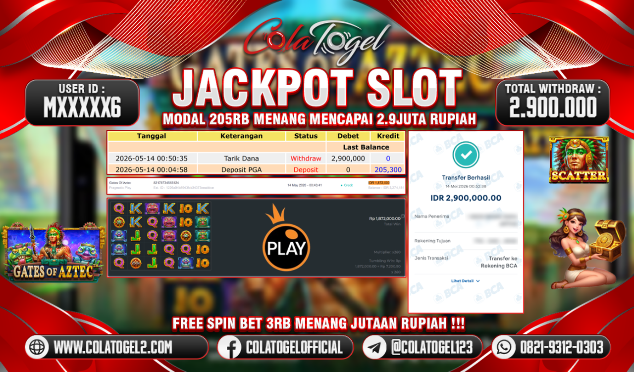 JACKPOT SLOT GACOR!!
