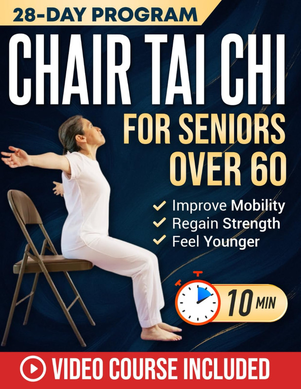 Chair Tai Chi For Seniors Over 60 cover