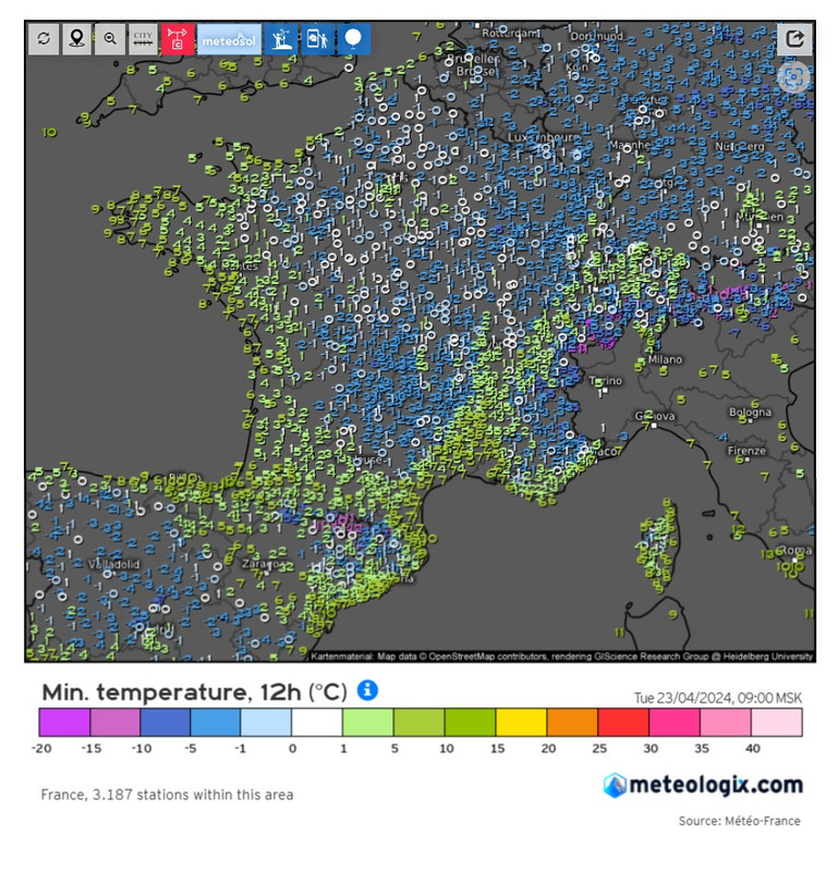 ФранцияЗаморозки(23апреля)