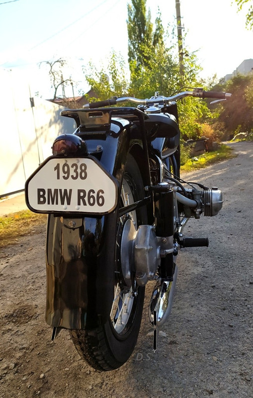 Полностью законченный проект. Мотоцикл BMW r66 1938 год.