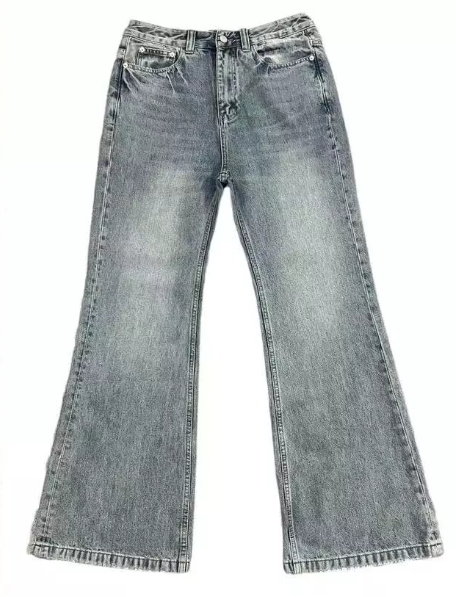 Balenciaga Pantalón Denim Acampanado