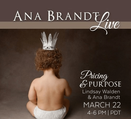 Live Workshop Pricing and Purpose - Ana Brandt & Lindsay Walden