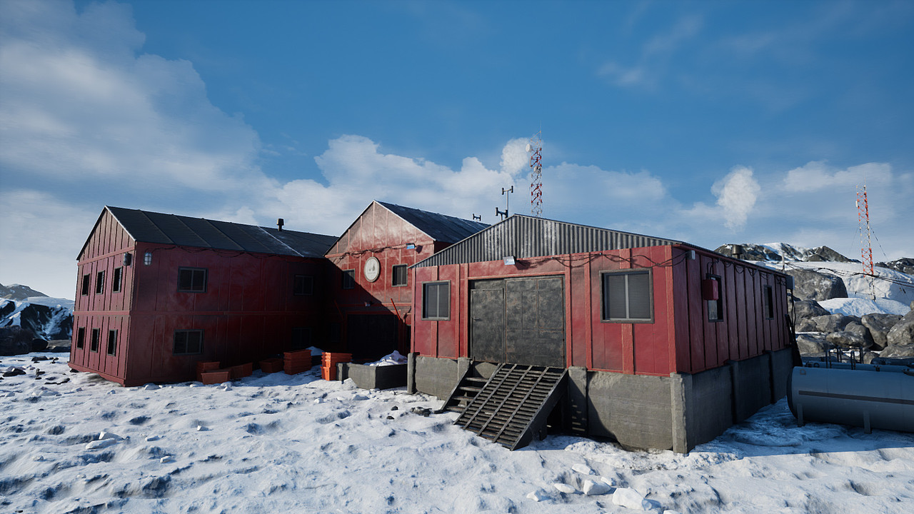 Arctic Base (UNREAL ENGINE)
