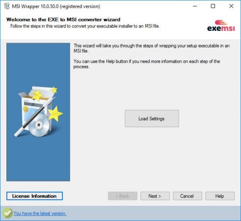 MSI Wrapper Pro v10.0.50