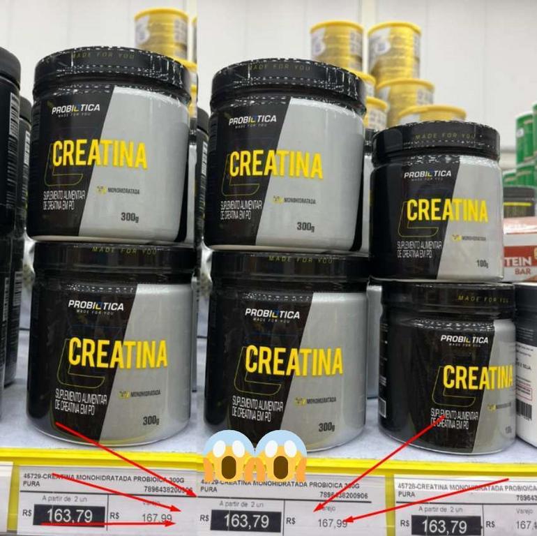 Creatina Monohidratada Pura – 300g – Probiótica