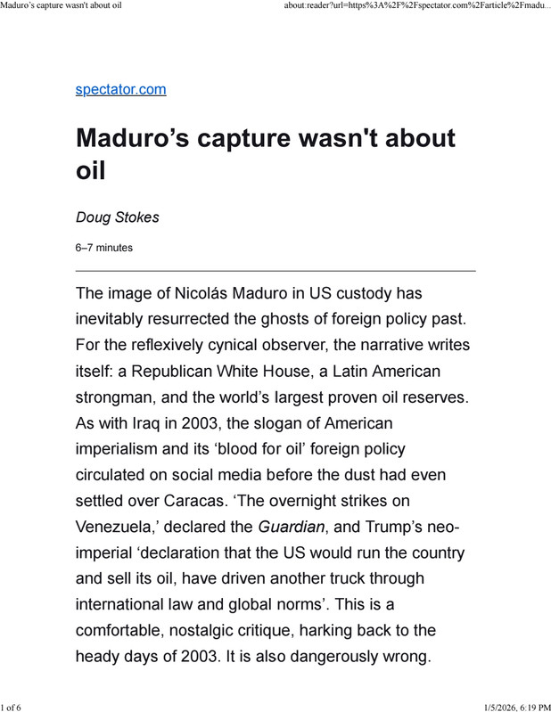 2026 01 05 Spectator Maduro s capture wasn t about 260105 185549 1