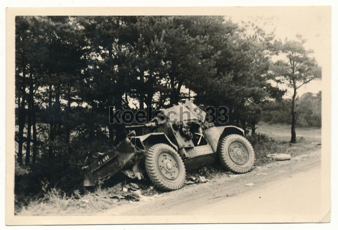 Foto französischer Panhard Rad Panzer Spähwagen 