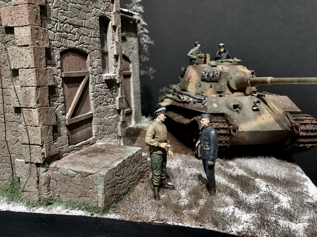 1/35 Tamiya King Tiger Christmas Eve at La Gleize Diorama