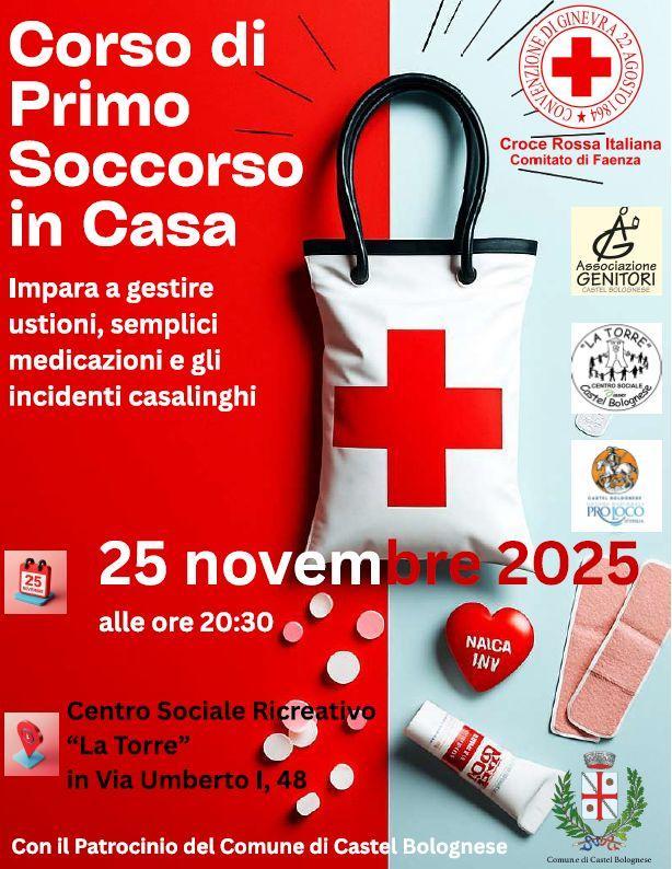 Corso di Primo Soccorso in Casa: il 25 novembre una serata per imparare a gestire le emergenze domestiche