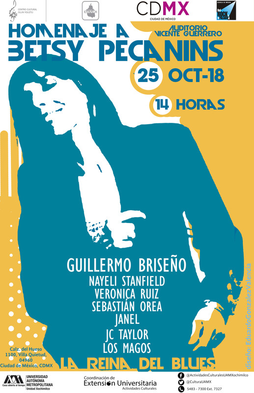 La Escuela de Música del Rock a la Palabra recordará con un concierto a Betsy Pecanins